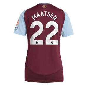 Billiga Aston Villa Ian Maatsen #22 Hemmatröja Dam 2024-25 Kortärmad